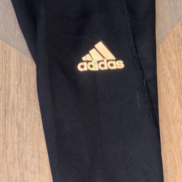 Adidas Women’s Black Active Leggings Plus Size 1X Athletic Pants - Picture 3 of 8